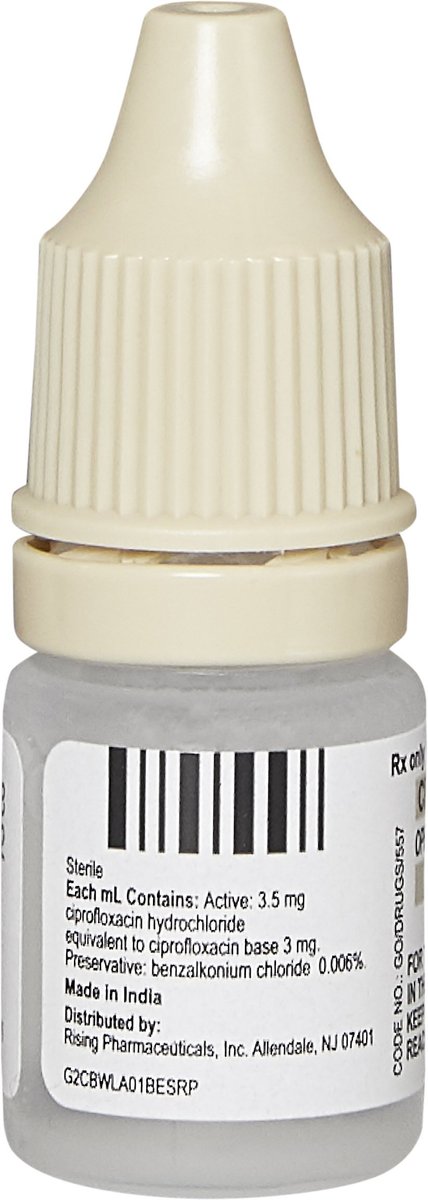 Ciprofloxacin (Generic) Ophthalmic Solution 0.3%