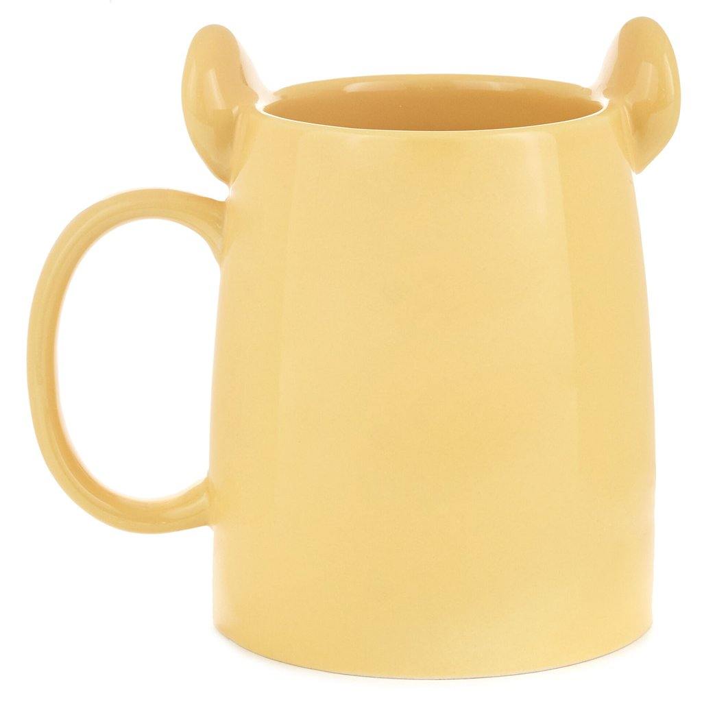 Hallmark  Disney Winnie the Pooh Dimensional Pooh Bear Mug, 17 oz.