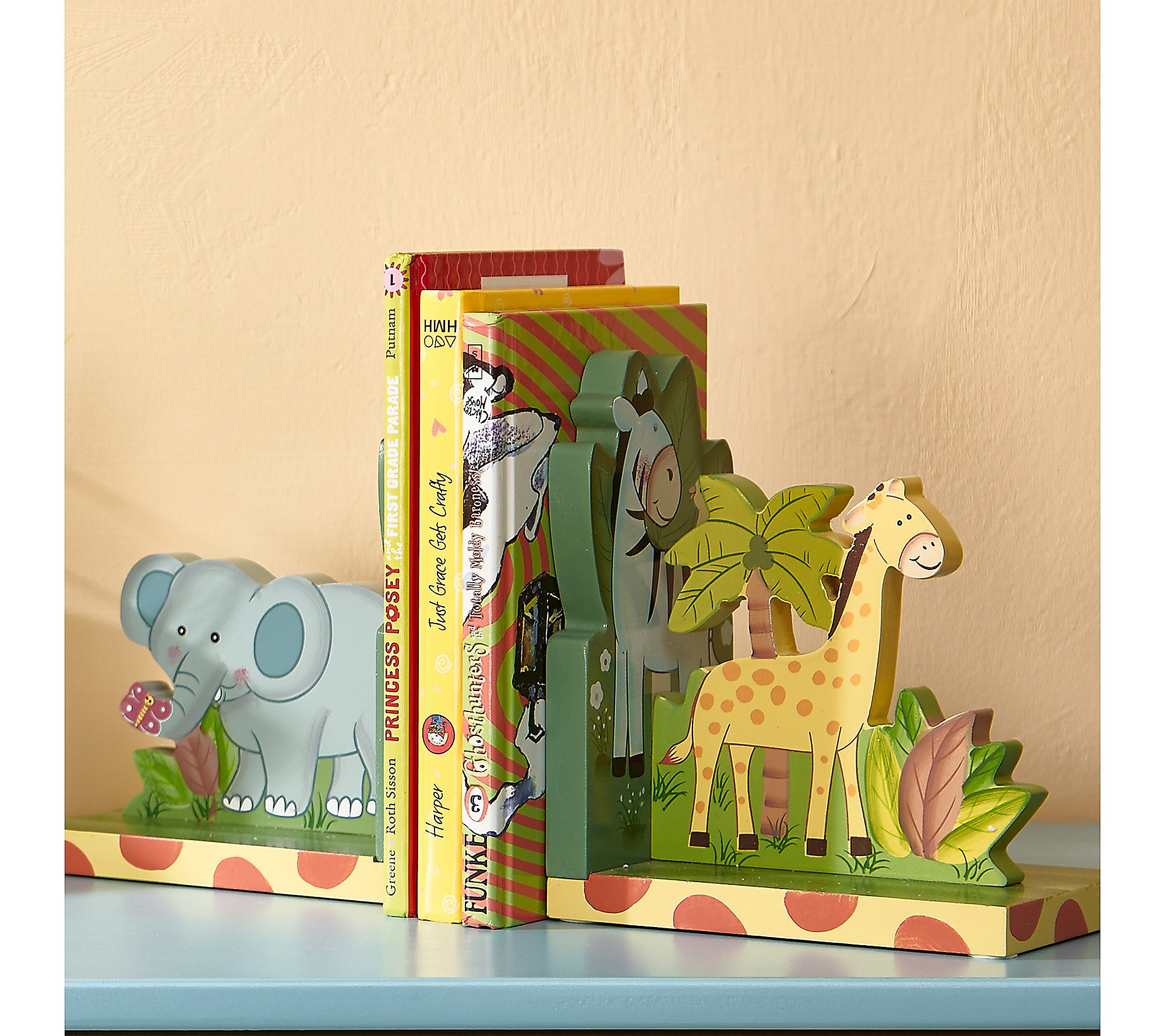 Teamson Kids Toy Furniture Sunny Safari Set o fBookends