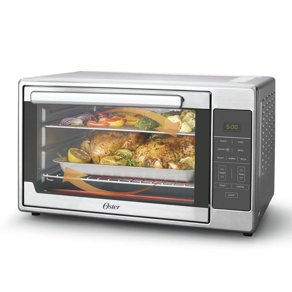 Oster 1700 W Stainless Steel Digital Toaster Oven and Air Fryer Extra Large 2153271