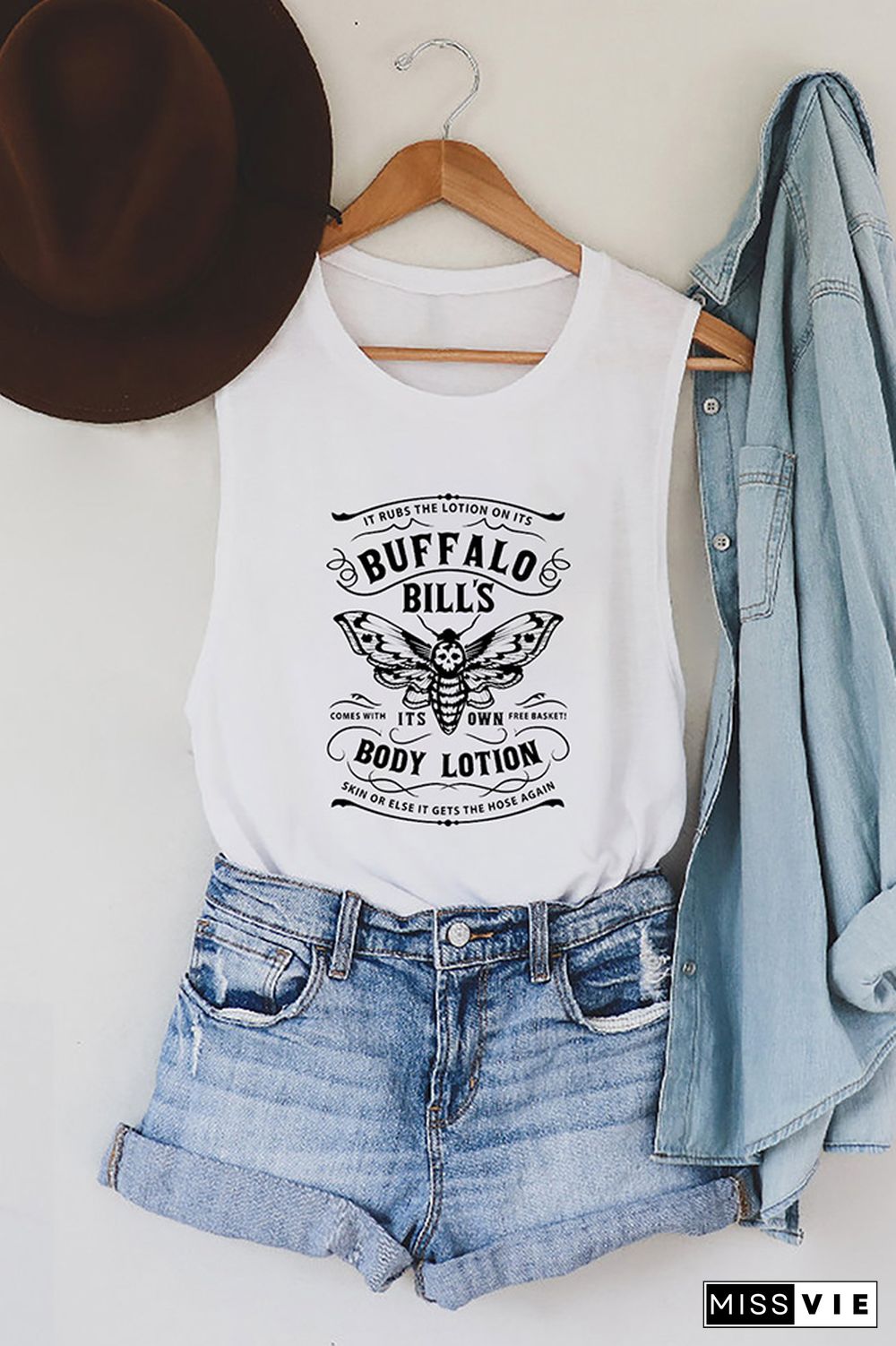 Letter Print Graphic Tank Top