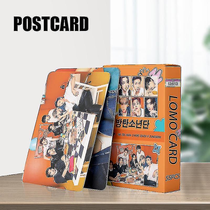 55pcs/box Bts Photocards 2021 Festa Butters Be Album Lomo Card Hd Photocard Postcard