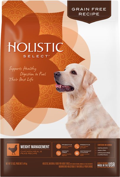 Holistic Select Weight Management Chicken Meal and Peas Recipe Dry Dog Food