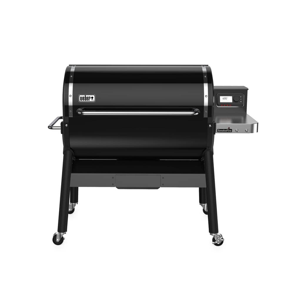 Weber SmokeFire EX6 Wood Fired Pellet Smart Grill in Black (2nd Gen) 23510201