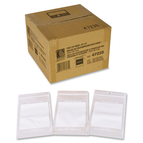 CLine WriteOn Poly Bags  CLI47235