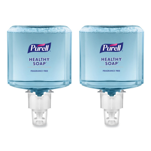 PURELL HEALTHY SOAP Gentle and Free Foam， For ES6 Dispensers， Fragrance-Free， 1，200 mL， 2/Carton (647202)