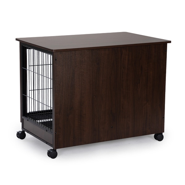 Side Table with Dog Cage Design， Small/ Medium/ Large Sizes to Choose