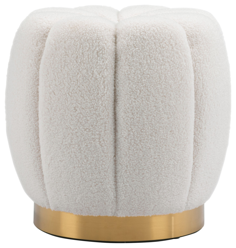 Napa Ottoman Ivory   Contemporary   Footstools And Ottomans   by GwG Outlet  Houzz