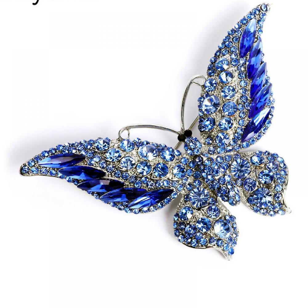 Car Accessories For Women， Car Freshener Vent Clip With 2 Refill Pads， Cute Blue Butterfly Accessories