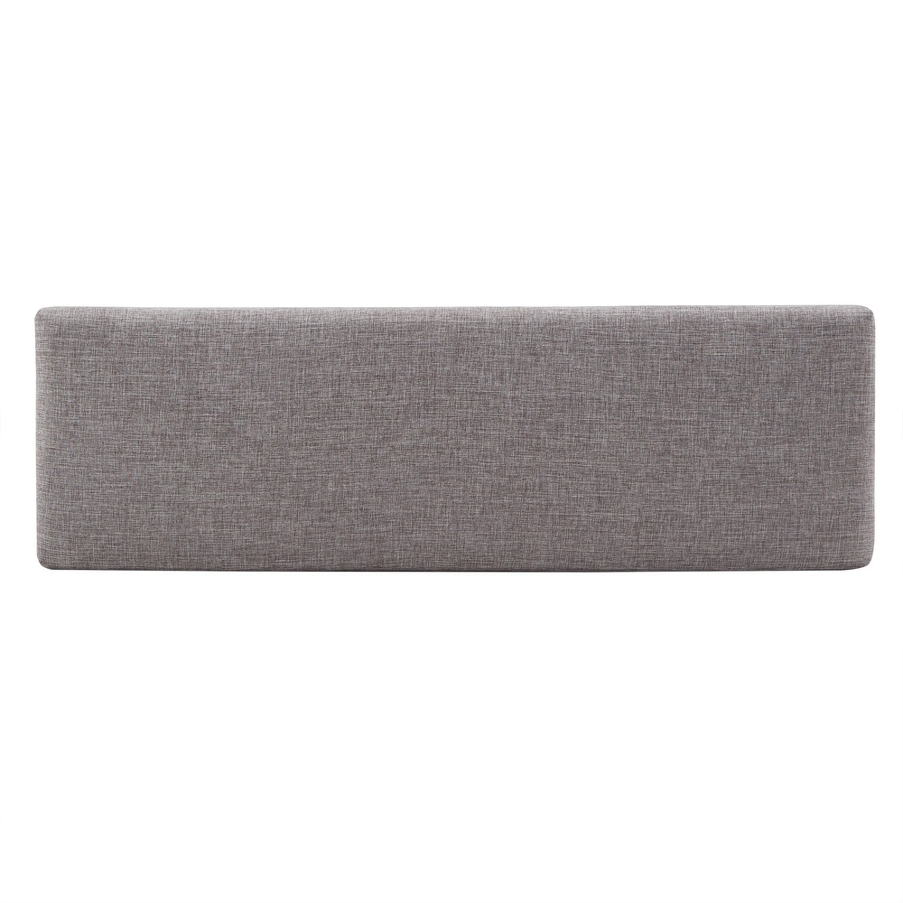 Hawthorne Upholstered Espresso Finish Bench by iNSPIRE Q Bold