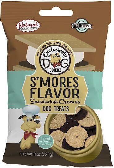 Exclusively Dog S'mores Sandwich Cremes Dog Treats