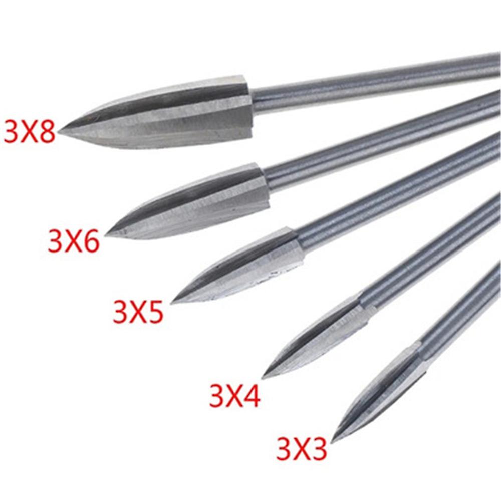 5 Pcs Woodworking Carving Tool Wood Carving Drill Bit Drilling Engraving Tools No.232314