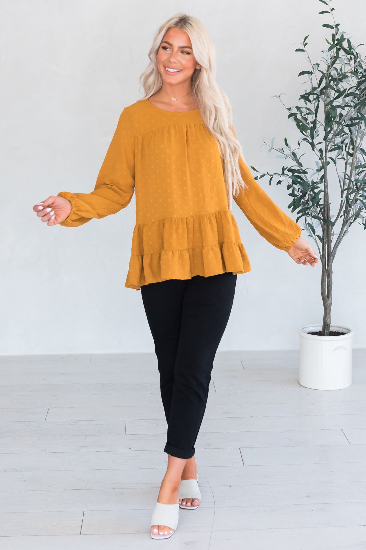 Sweet Glamour Modest Blouse