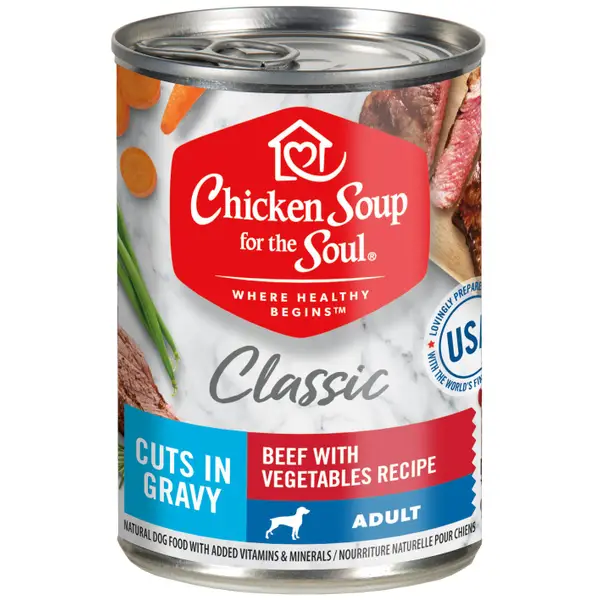 Chicken Soup for the Soul 13 oz Classic Cuts in Gravy Beef with Vegetables Recipe