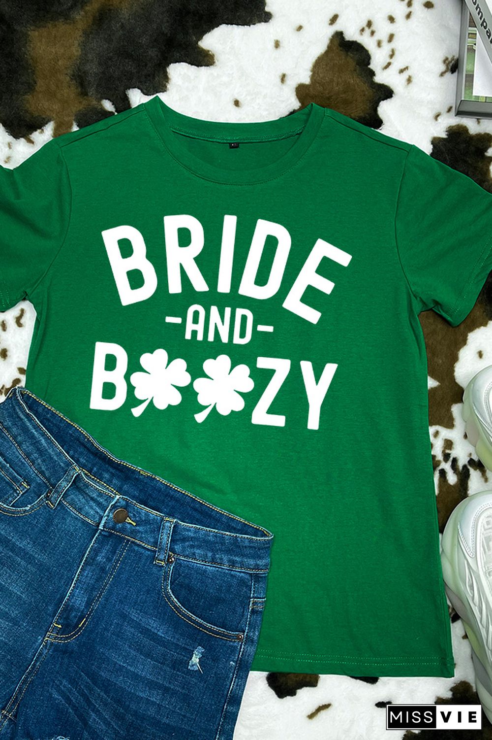 Lucky Bride Short Sleeve Graphic Tee Wholesale