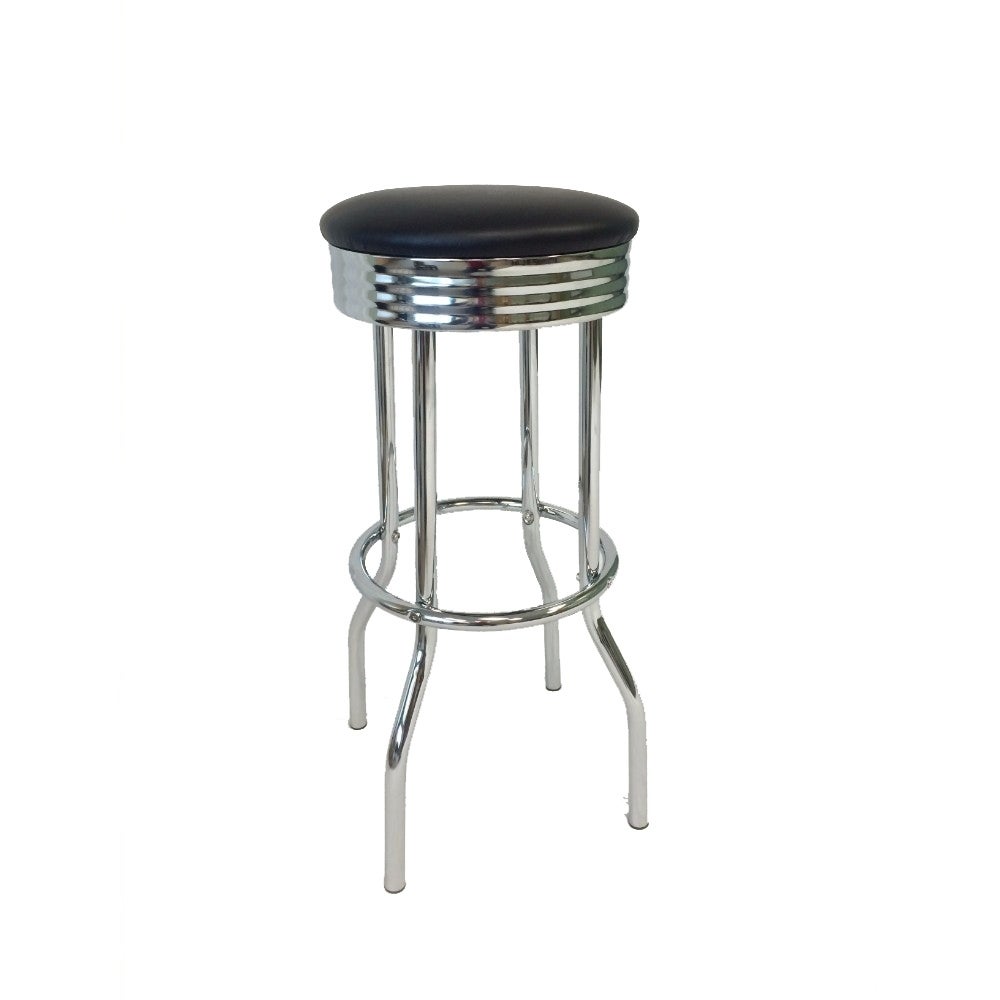 Retro Swivel Bar Stool， Set of 2