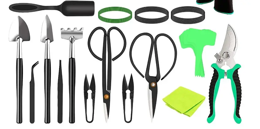 New garden tool set succulent pruning and weeding gardening scissors line multi functional pot Flower tool set Vegetables Tools