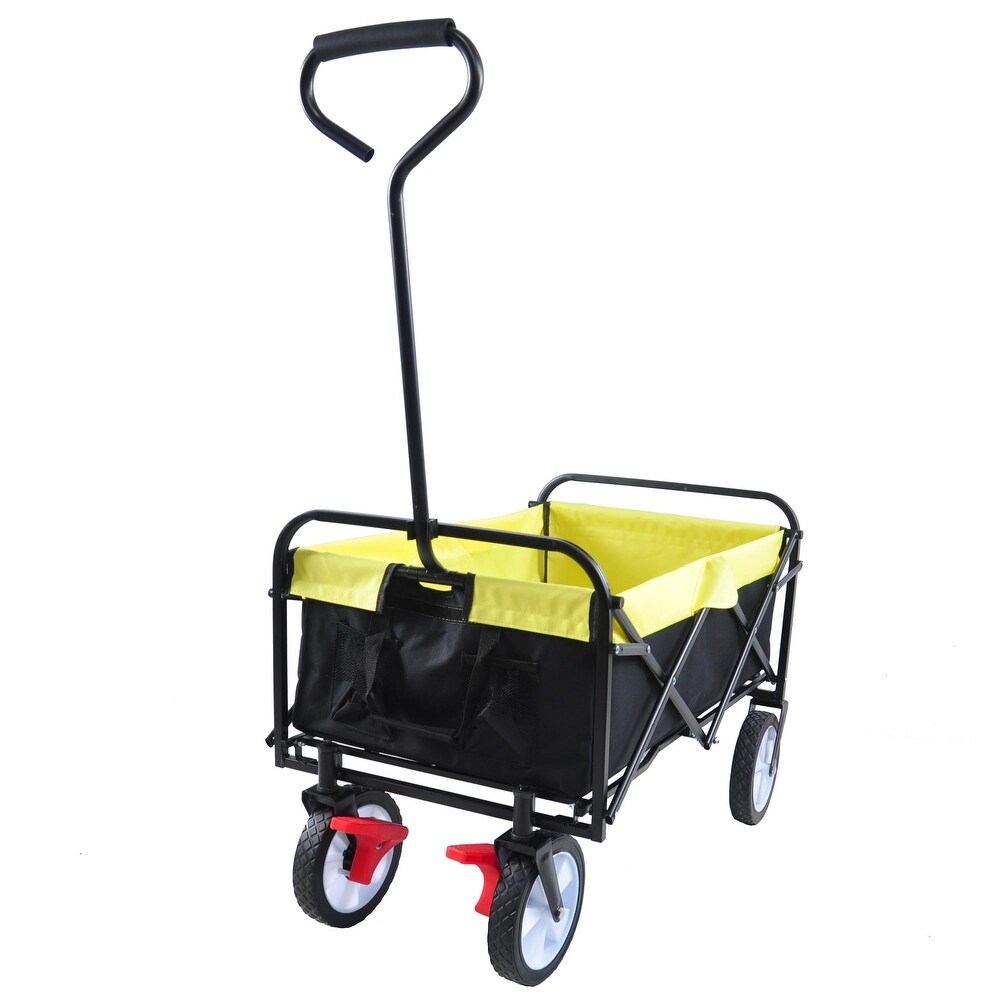 Outdoor Utility Folding Wagon Shopping Beach Cart