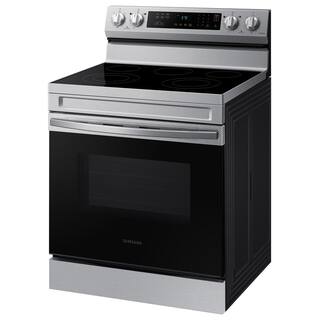  6.3 cu. ft. Smart Freestanding Electric Range with Rapid Boil and Self Clean in Stainless Steel NE63A6311SS