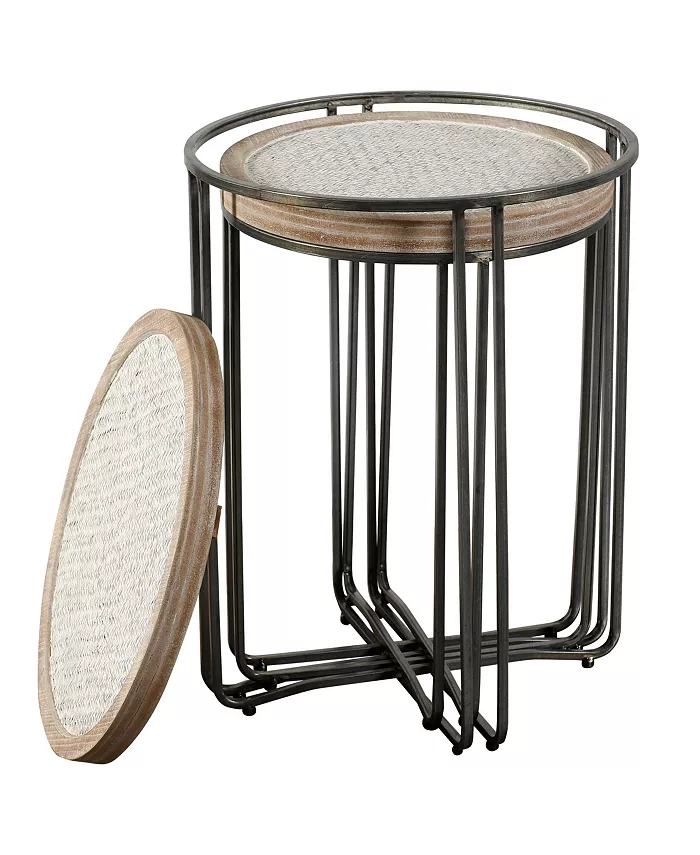 StyleCraft Home Collection Ryder 2pc Side Table Set