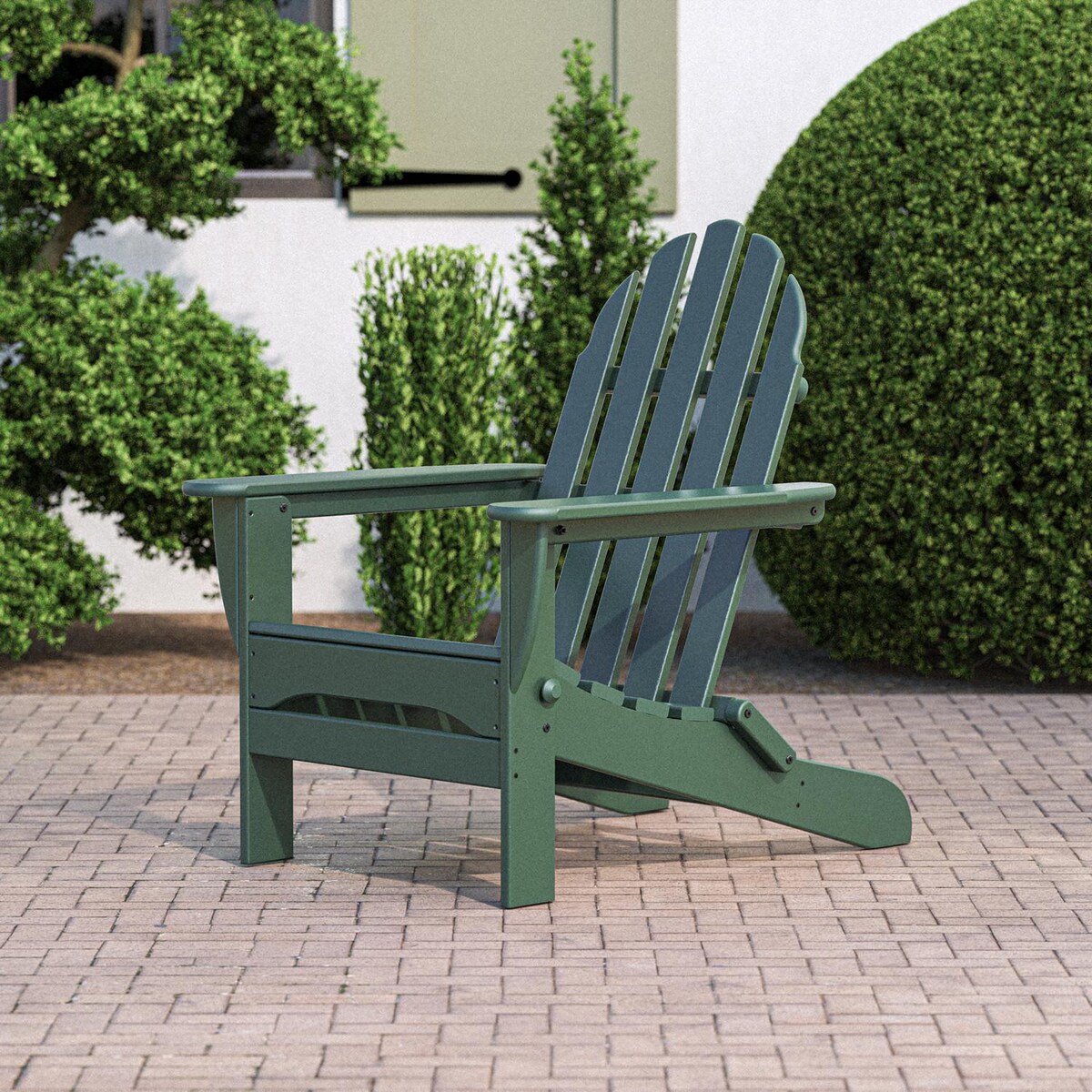 POLYWOOD Classic Folding Adirondack Chair