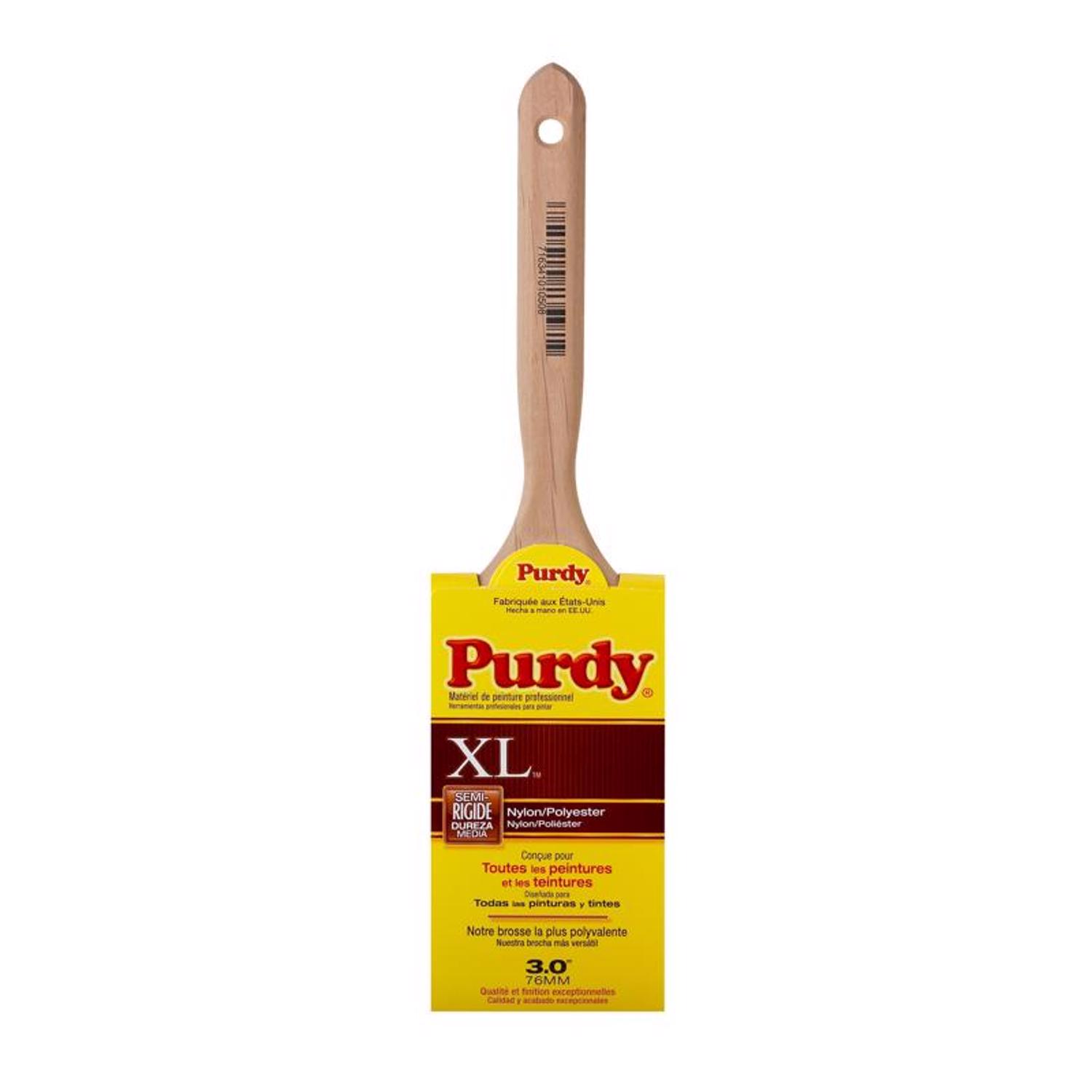 Purdy XL Elasco 3 in. Medium Stiff Flat Trim Paint Brush