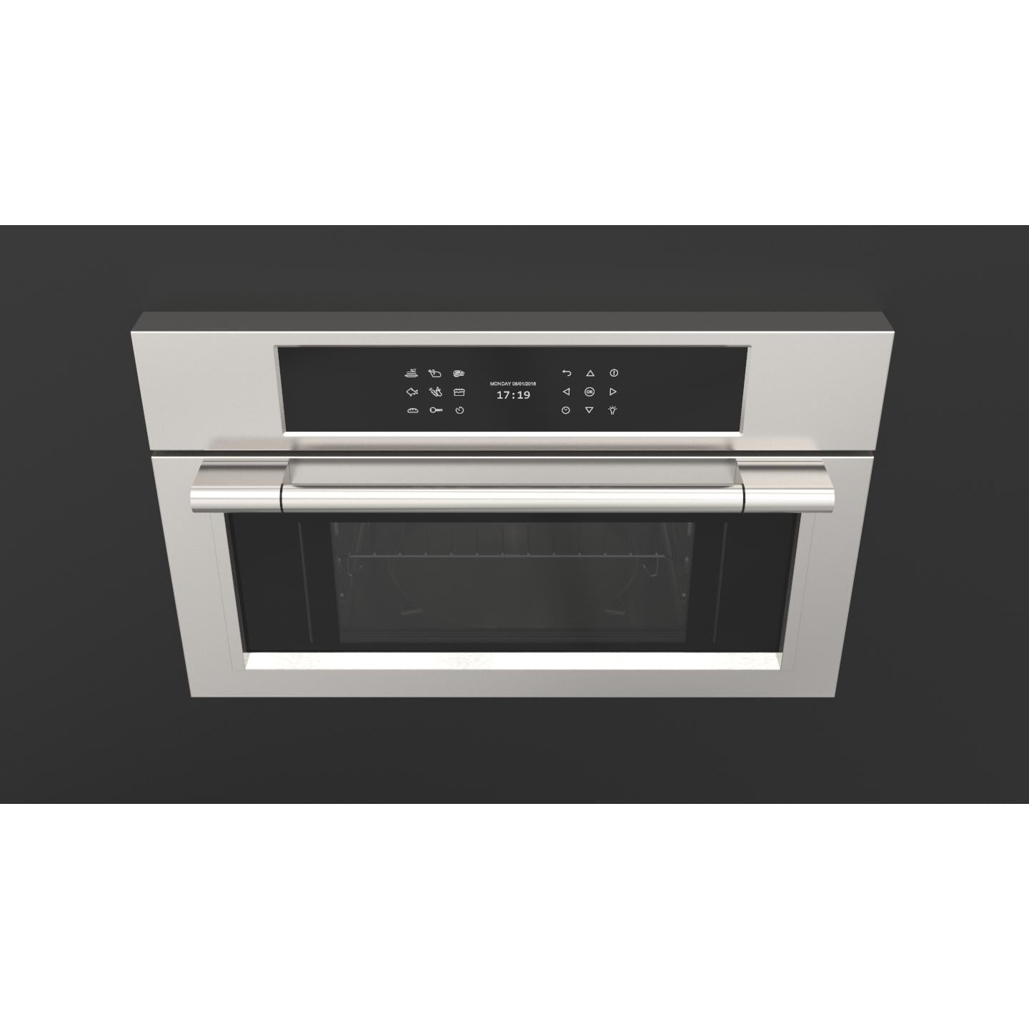 Fulgor Milano 30-inch, 1.5 cu.ft. Built-in Single Wall Oven with Steam Cooking F6PSCO30S1