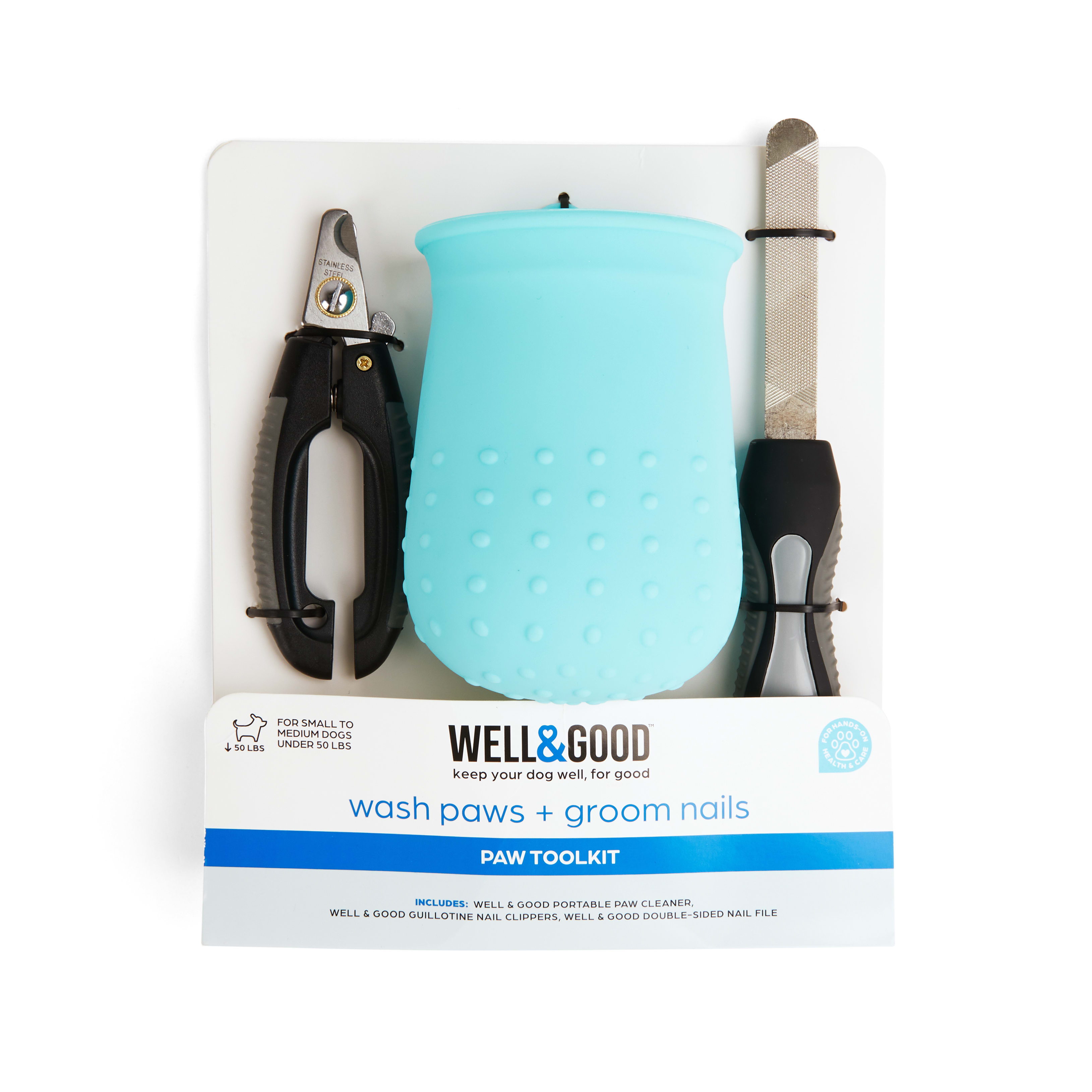 Well  Good Pet On-The-Go Paw Cleaner Tool Kit for Small to Medium Dogs