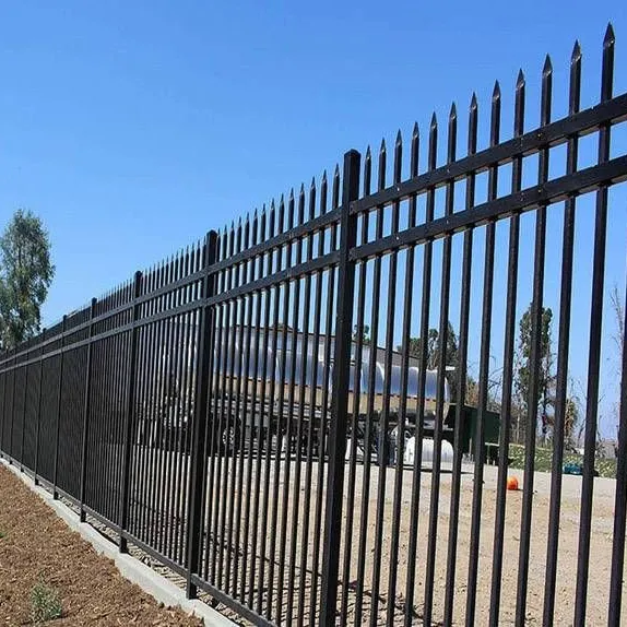 Security Zinc Steel Galvanized Security Zinc Steel Fence Protective Fence Courtyard Factory Supply