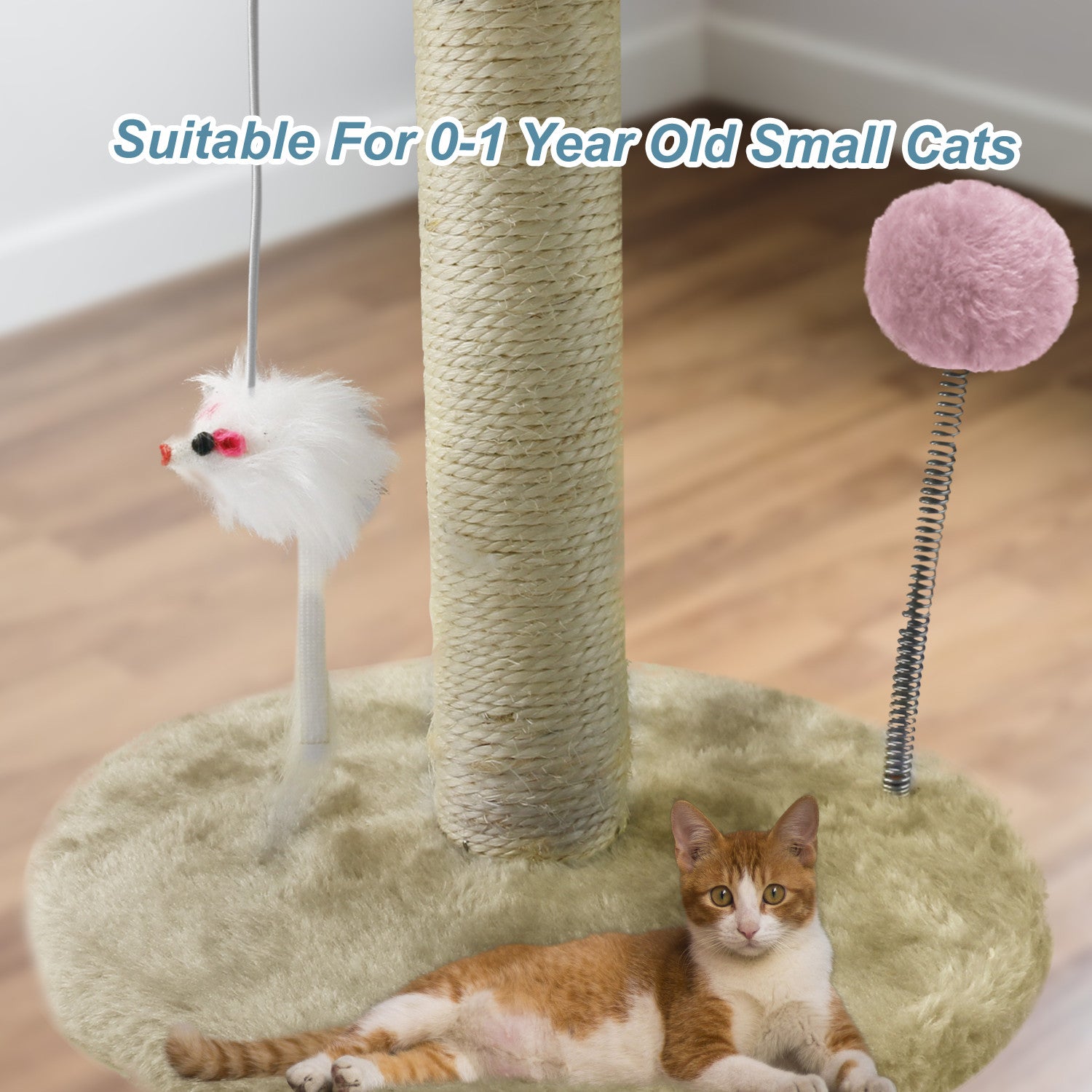 Elegant Choise Cat Tree Scratcher Towers Toys with Ball Scratching Post 11