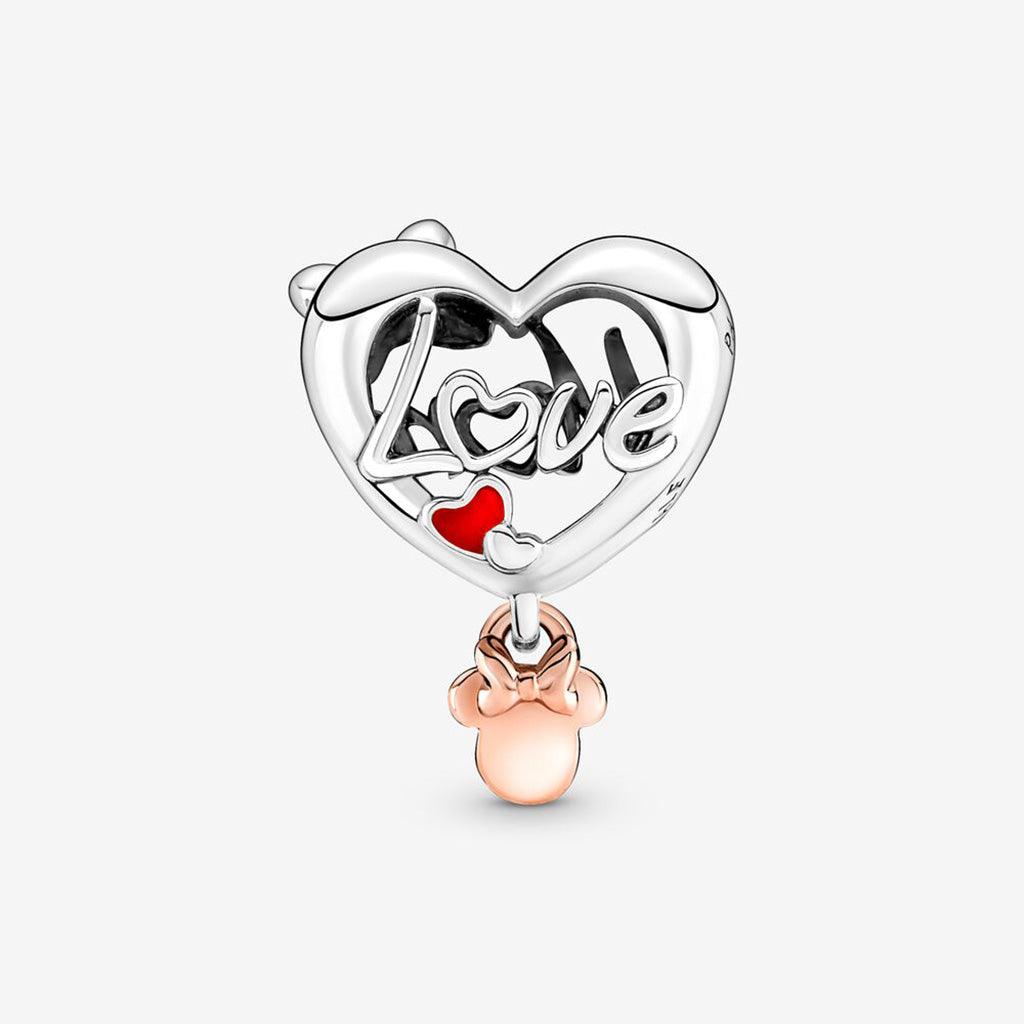 PANDORA  Disney Minnie Mouse Mom Heart Charm