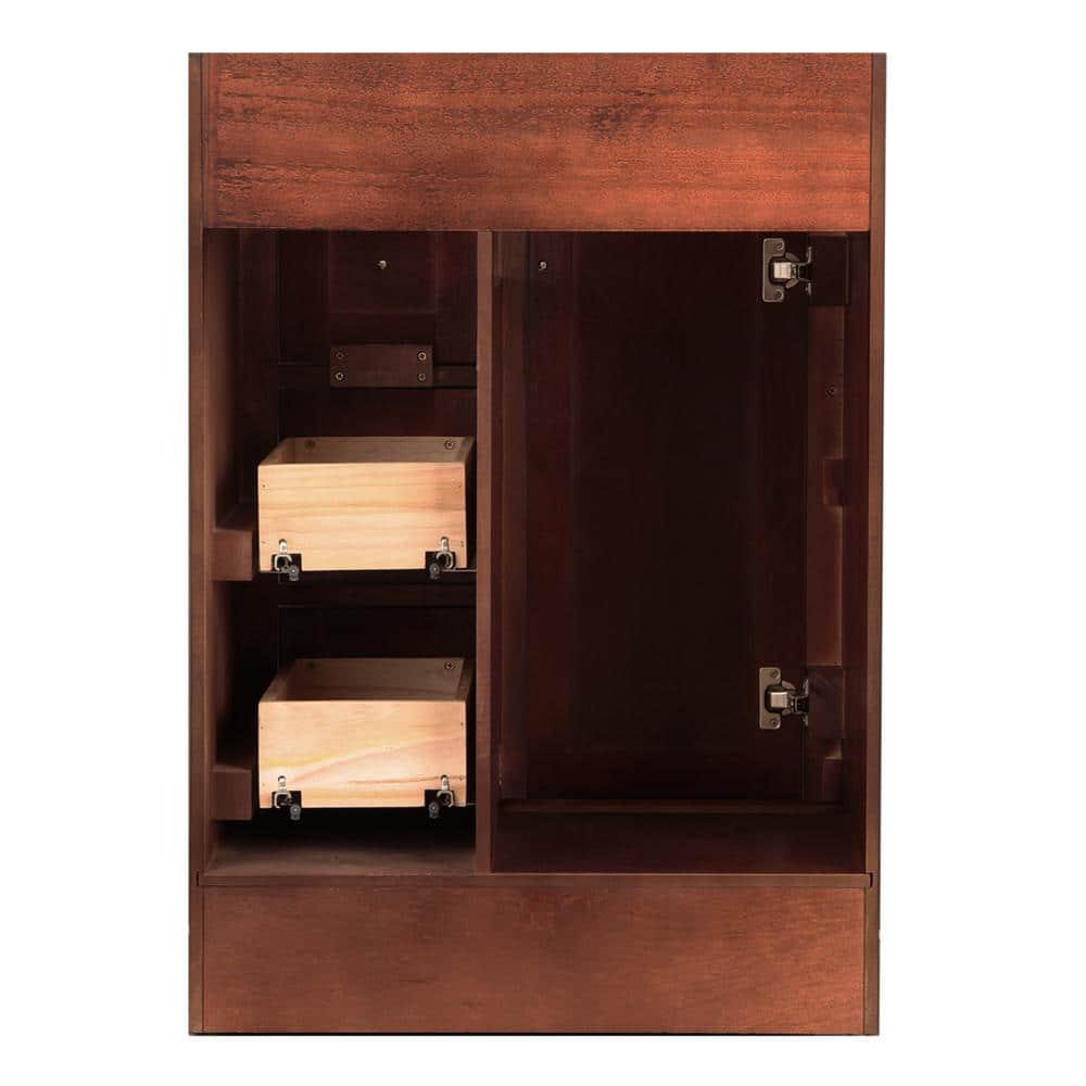 Home Decorators Collection Naples 24 in W x 2175 in D Bath Vanity Cabinet in Tobacco