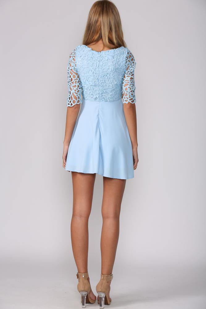 Haute Dress Baby Blue