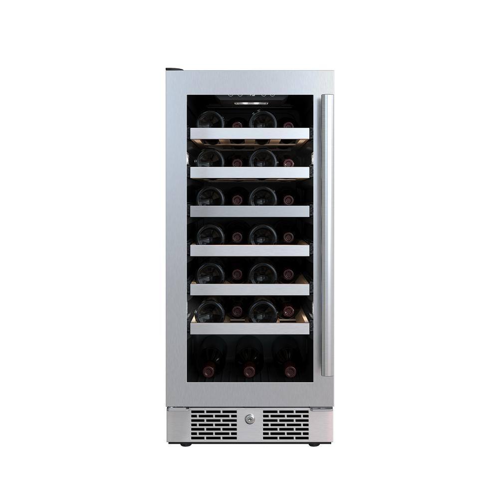 Avallon Dual Zone 27-Bottle Built-In Wine Cooler AWC152SZLH