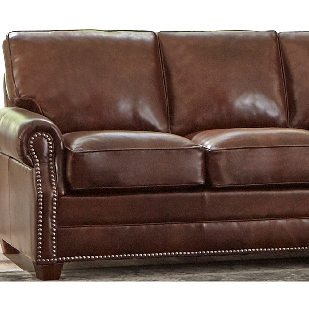 Made in USA Revo Top Grain Leather Sofa