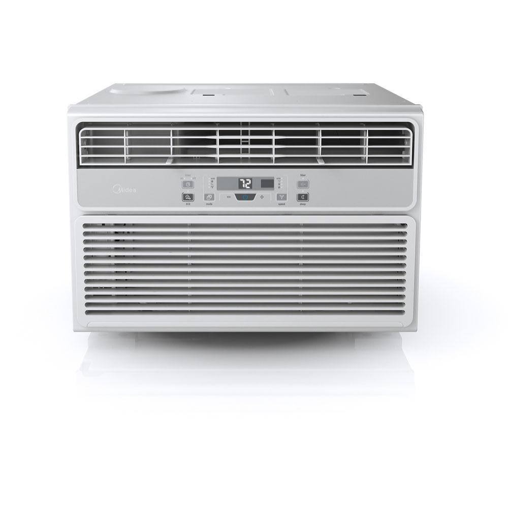 Midea 6000 BTU 115-Volt Window Air Conditioner with Remote in White MWA06CR71