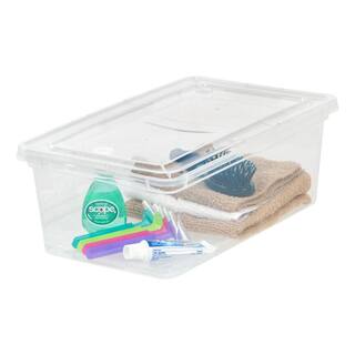 IRIS 6-Qt. Storage Box in Clear 200400