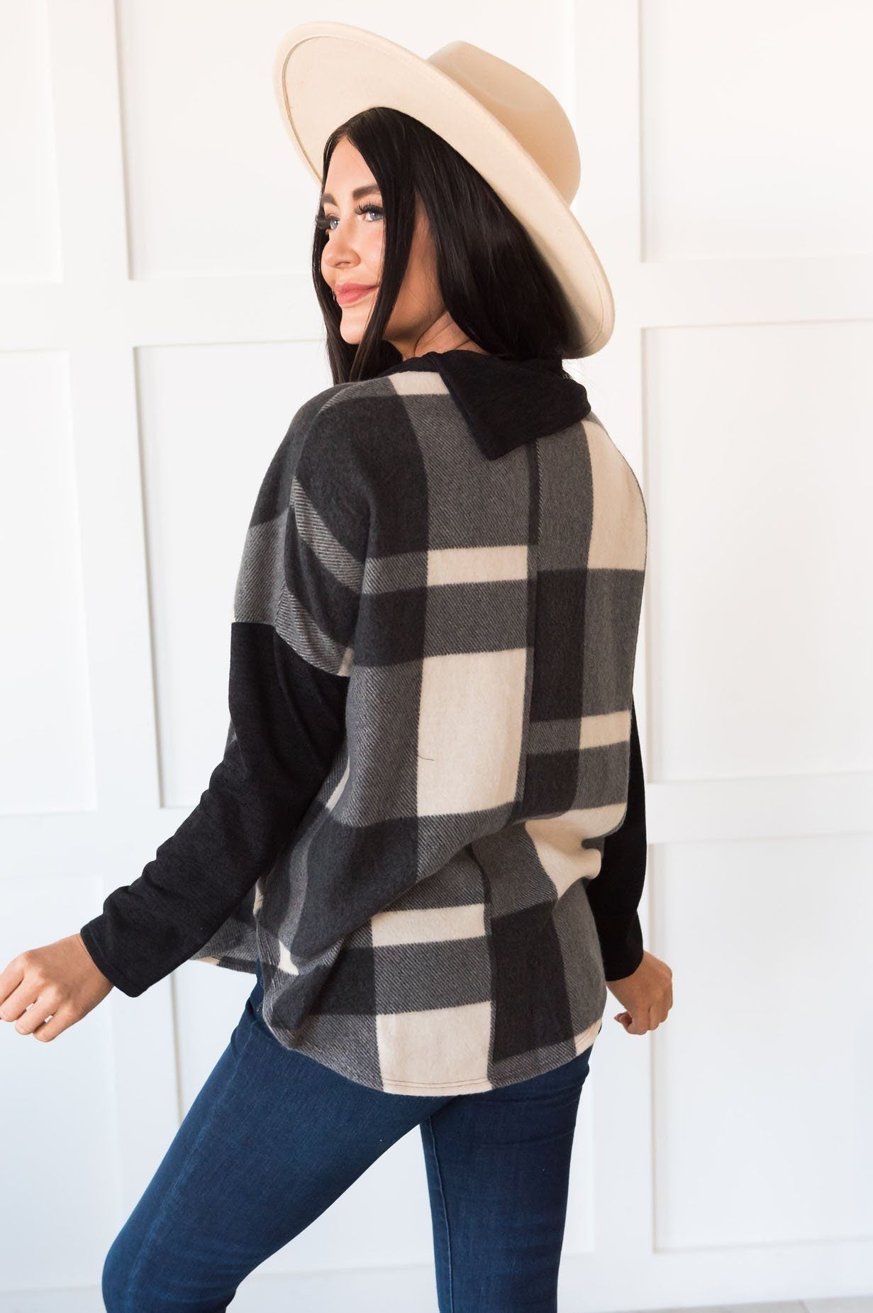 Nice & Cozy Modest Poncho Sweater