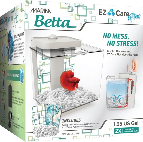 Marina 1.3-gal EZ Care Plus Fish Aquarium