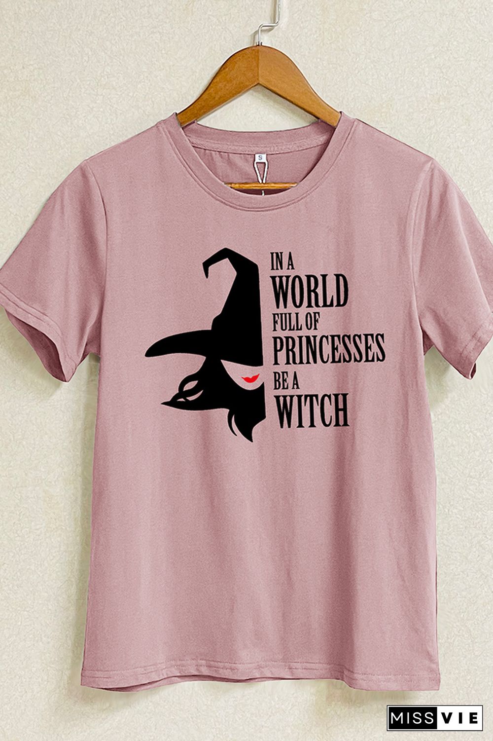 Spooky Witch Short Sleeve Graphic Tee Wholesale