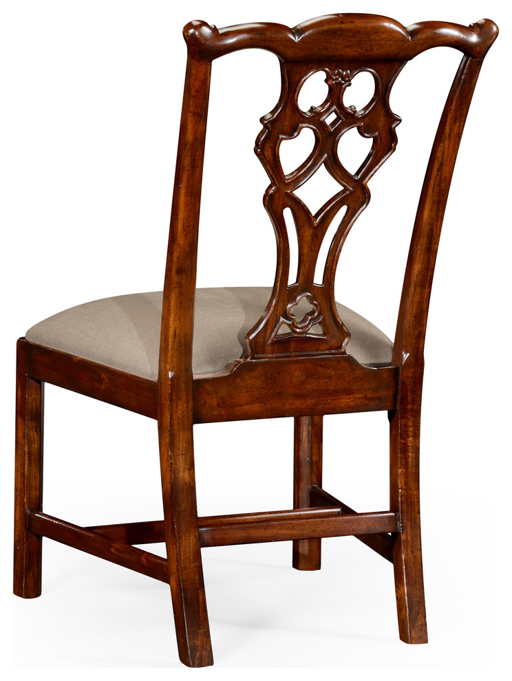 Chippendale Style Classic Mahogany Chair  Side   Traditional   Dining Chairs   by Jonathan Charles Fine Furniture  Houzz