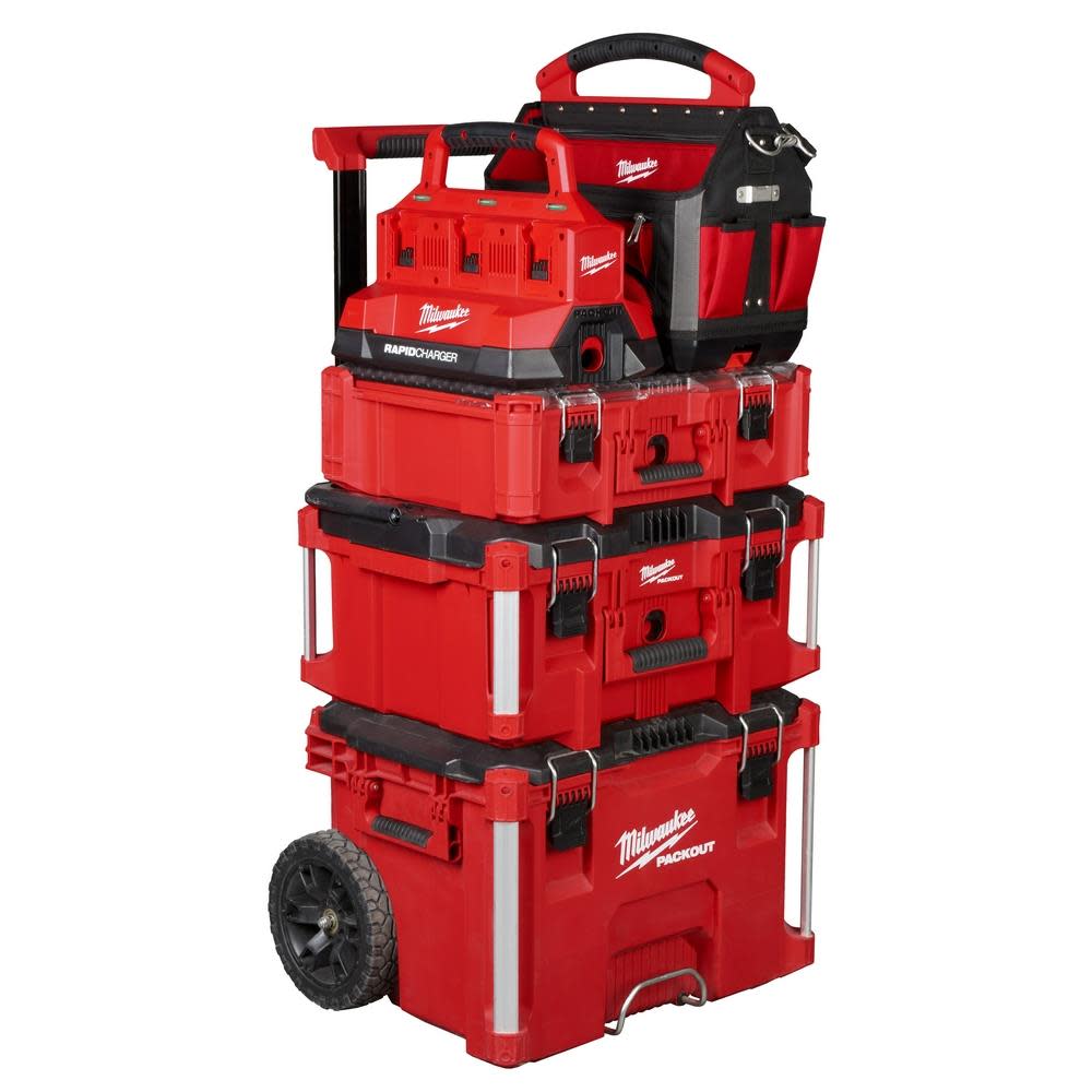 Milwaukee M18 PACKOUT Six Bay Rapid Charger ;