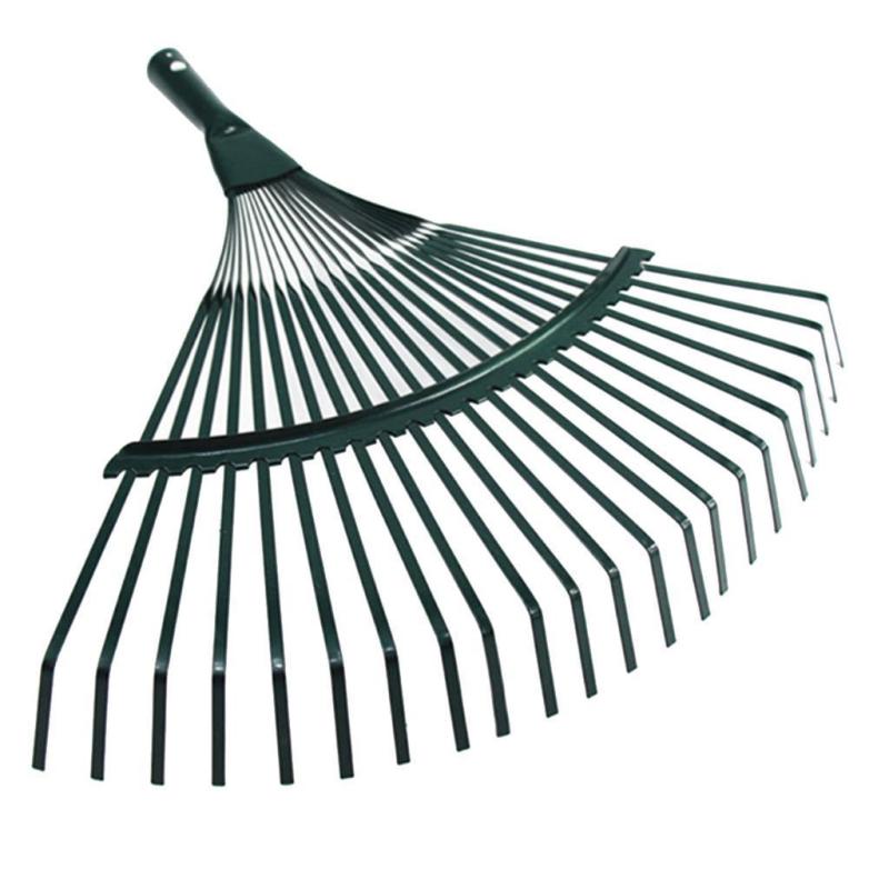 Replacement 22 Tooth Lawn Rake Head - For Garden Grass Leaves Leaf Lawn