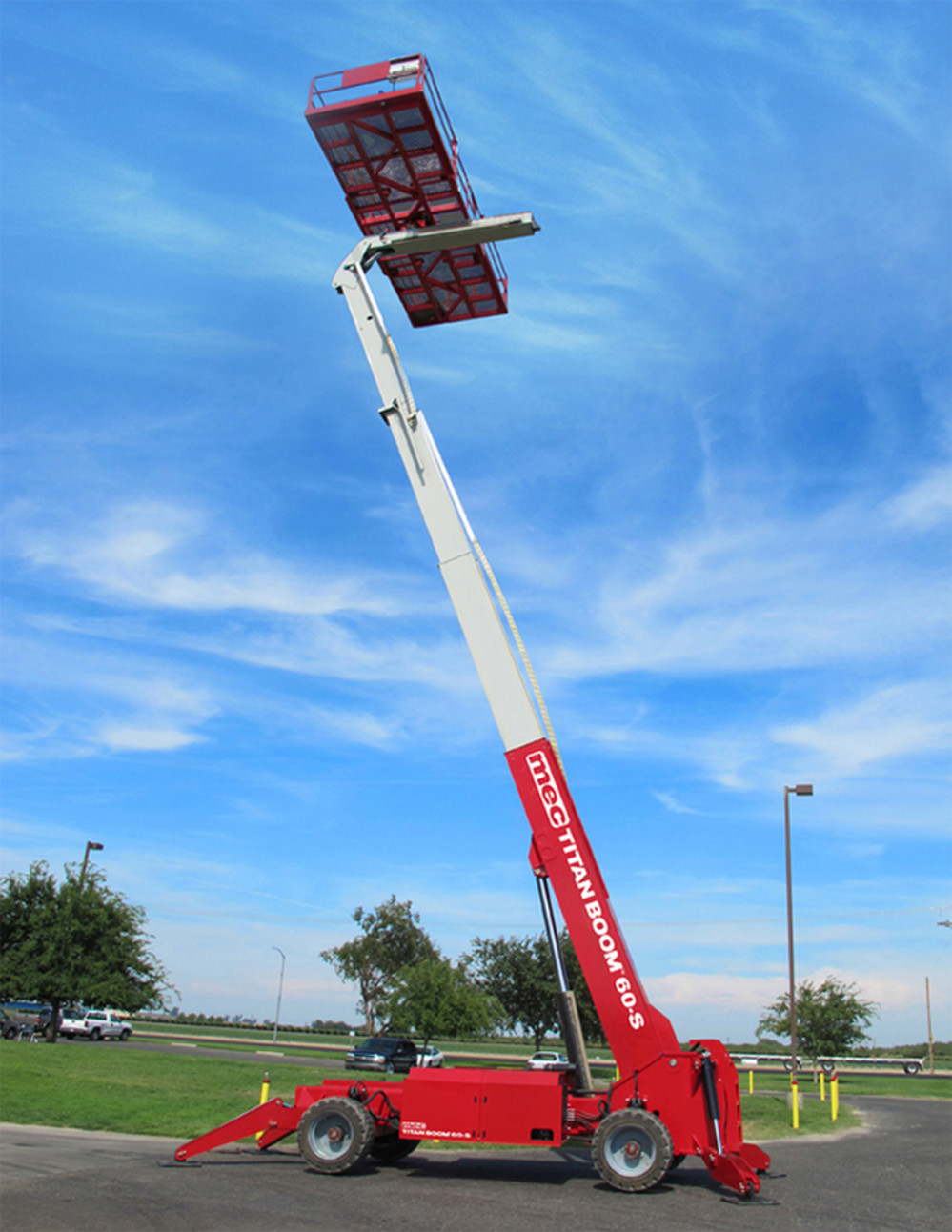 60 Ft. Titan Boom? Ultra Deck Self-Propelled Diesel Boom Lift ;