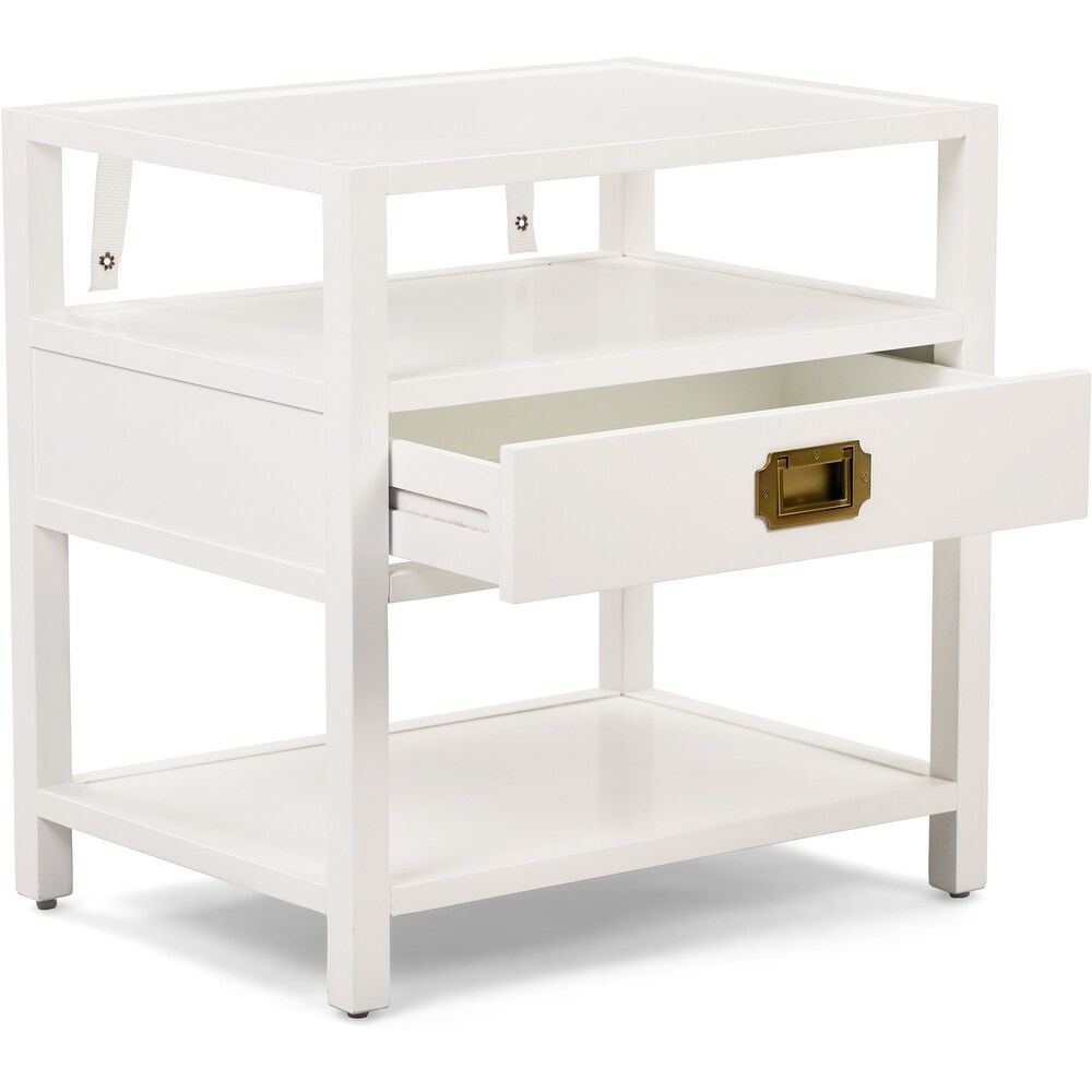 Finch Lockwood Side Table  White