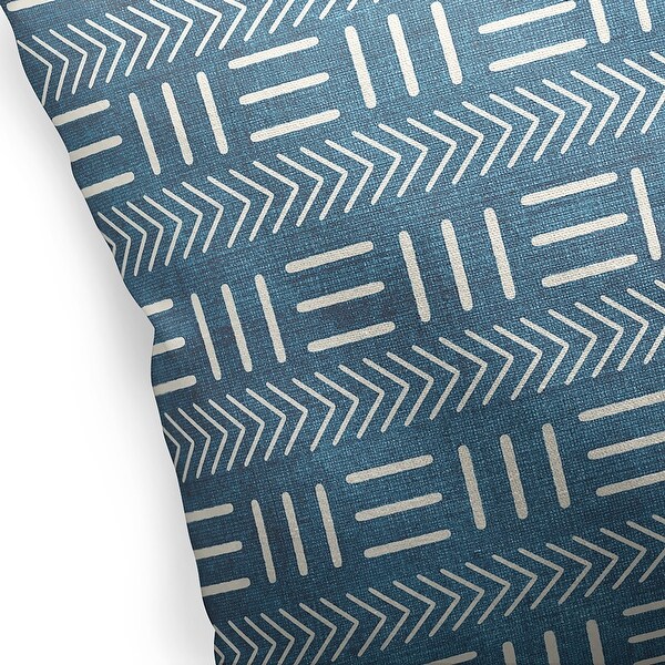 WILLOW BLUE Indoor|Outdoor Pillow By Terri Ellis