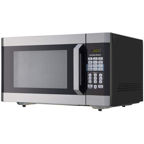 1.6 Cu. ft. Digital Microwave Oven， Stainless Steel