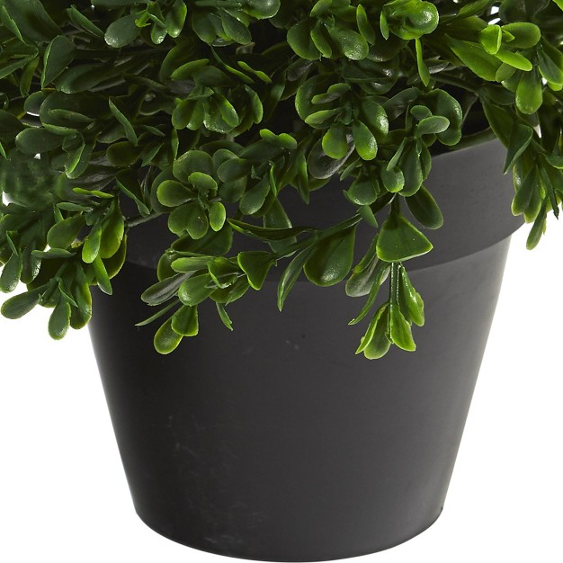 Indoor outdoor Boxwood Topiary Artificial Plant Nearly Natural