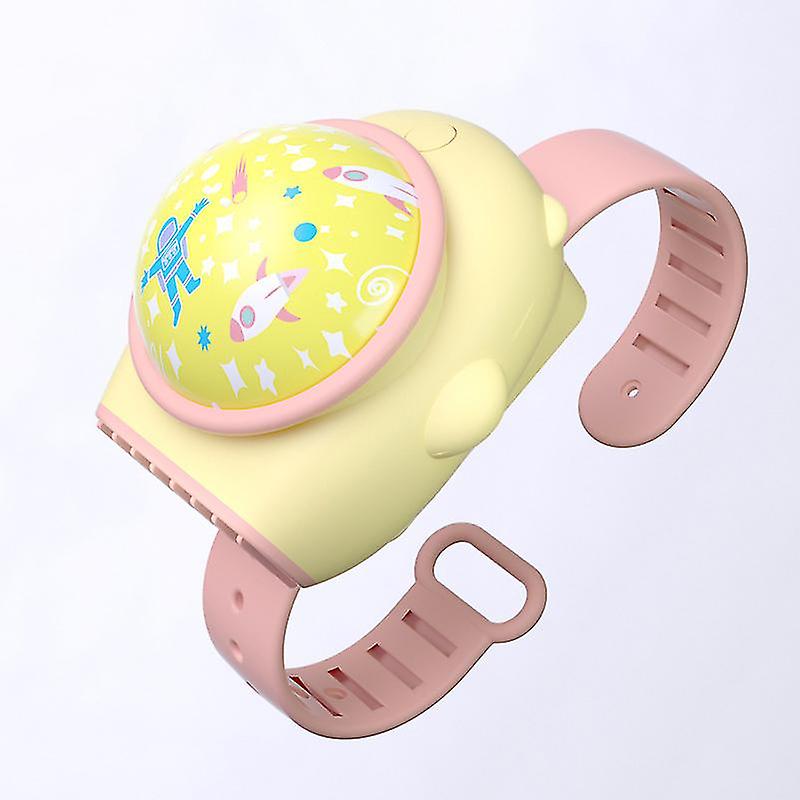 Miman Portable Mini Fan Cartoon Watch Shape Usb Rechargeable Fan