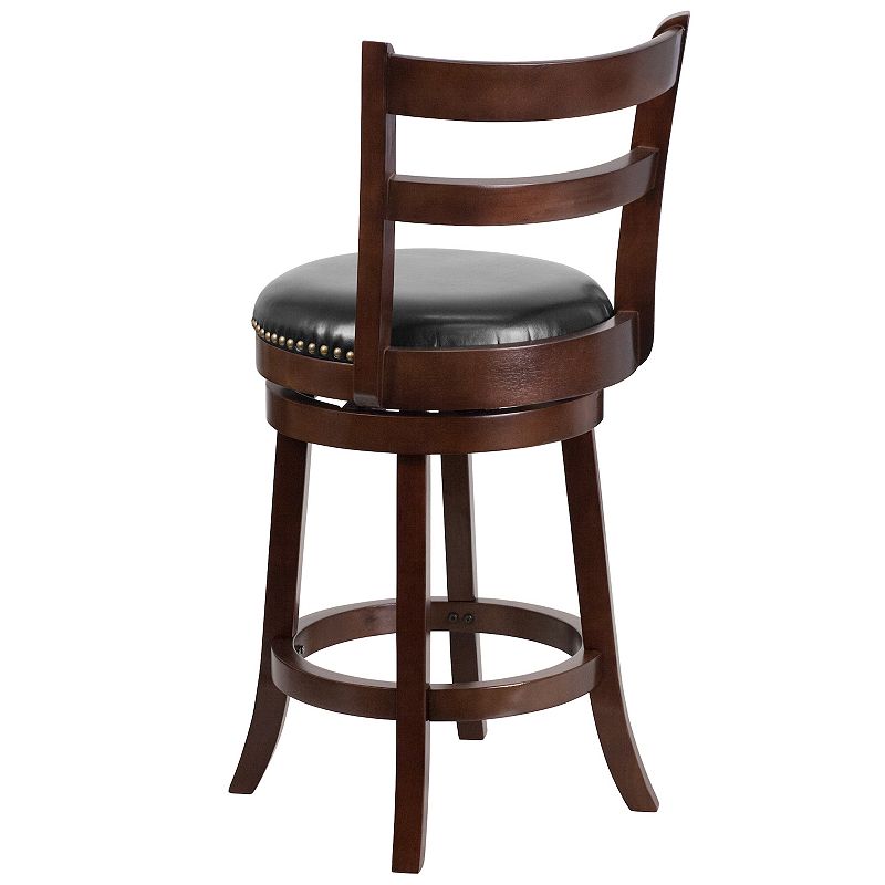 Flash Furniture Cappuccino Swivel Counter Stool